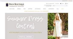 Desktop Screenshot of dressboutique.com