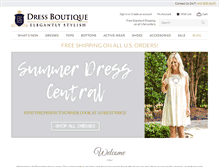 Tablet Screenshot of dressboutique.com